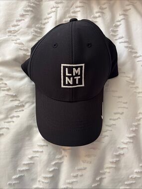 Nike Black Baseball Cap with White LMNT Logo